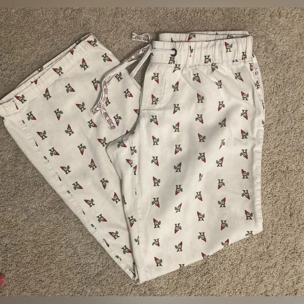 Old Navy Gnome Flannel Pajama Pants  Size S - Picture 10 of 12